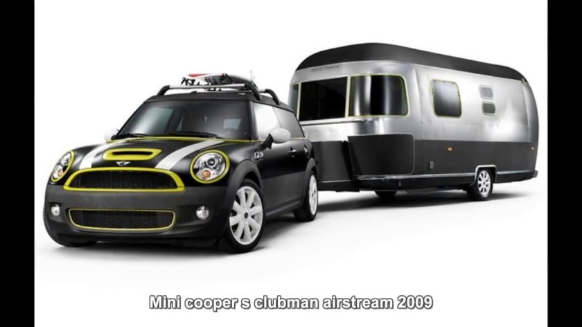 Мини Купер с прицепом