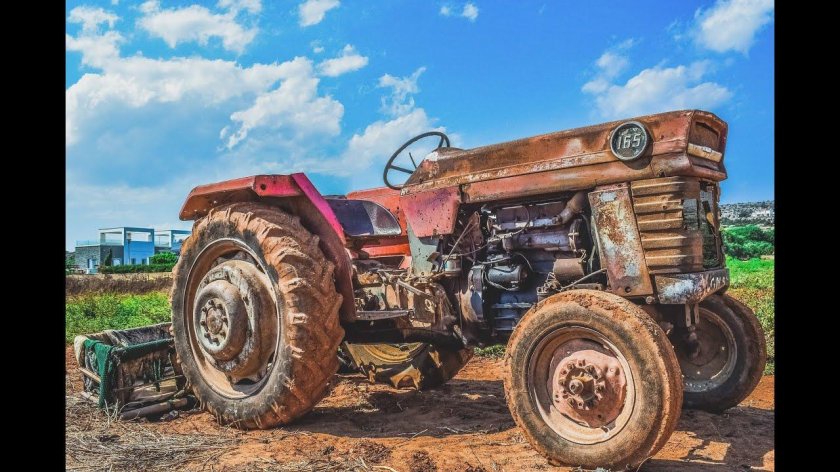 Трактор МТЗ-50 заброшенный