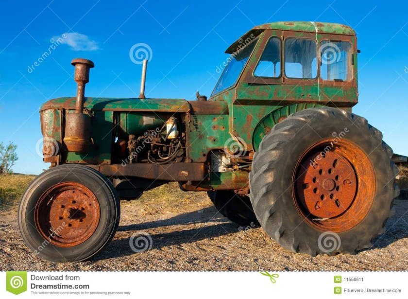 Трактор МТЗ т40 Ржавый