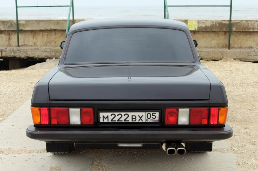 ГАЗ 3102 сзади