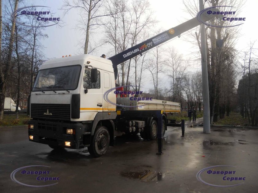 МАЗ 6303 С КМУ