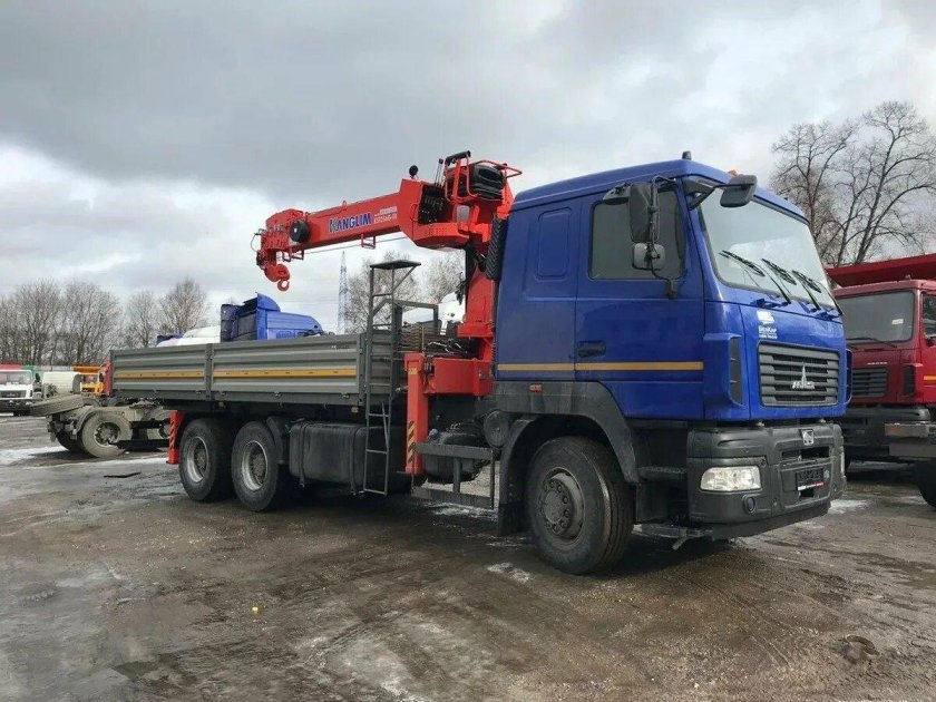 МАЗ 6312 манипулятор