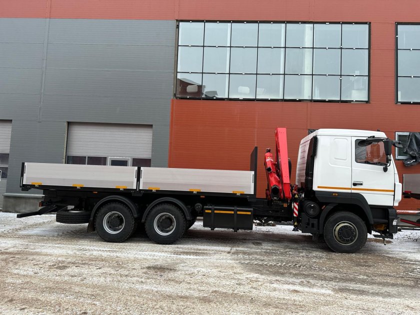 Бортовой маз-5340 с кму