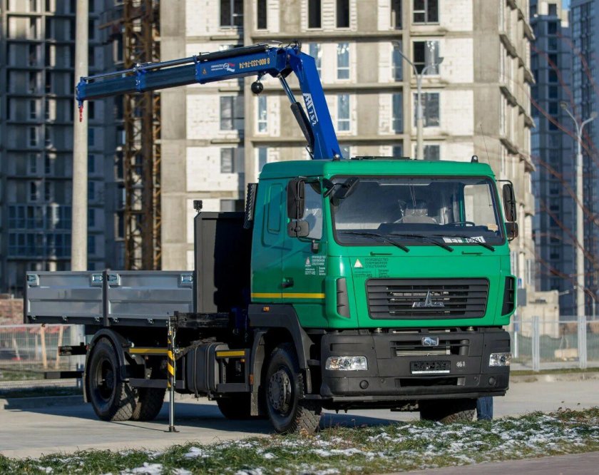 МАЗ 5340 манипулятор
