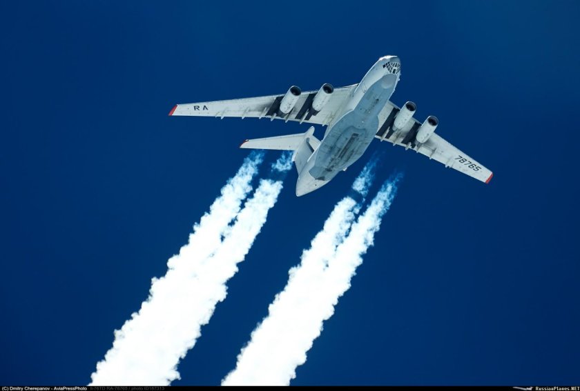 Ил 76 инверсионный след