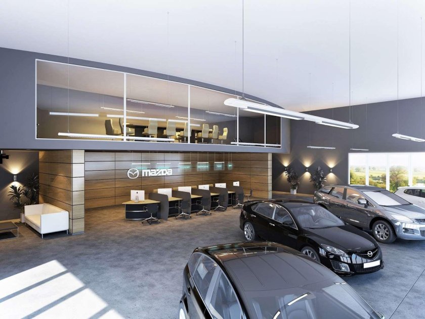 Интерьер автосалона