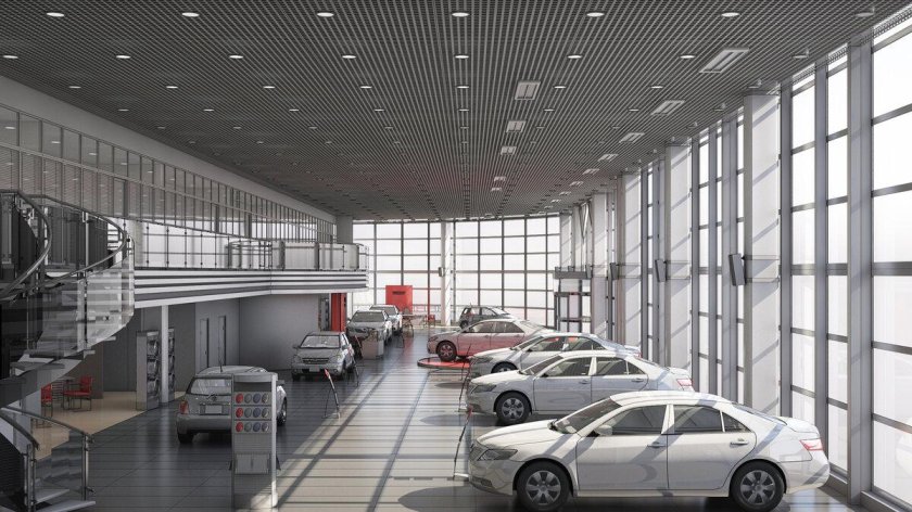 Интерьер автосалона