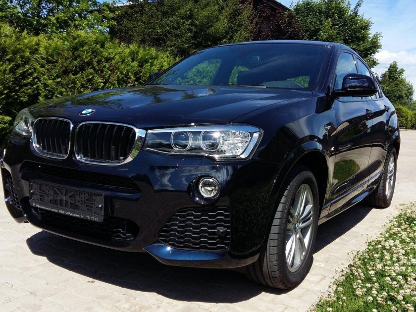 BMW x4 черный карбон