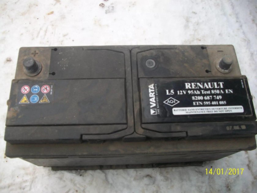 Рено мастер 2,3 аккумулятор
