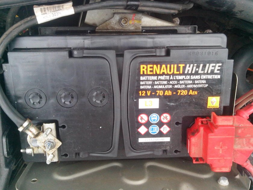 Аккумулятор автомобильный 70ач Рено
