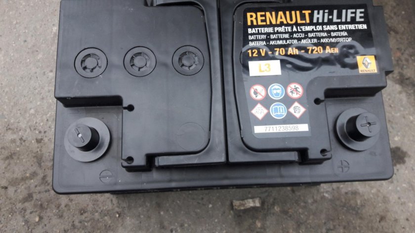 АКБ Рено Флюенс 1.6