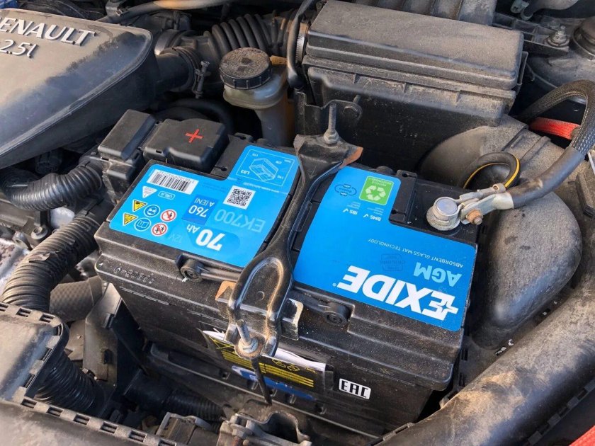 KOLEOS Renault 2008 аккумулятор