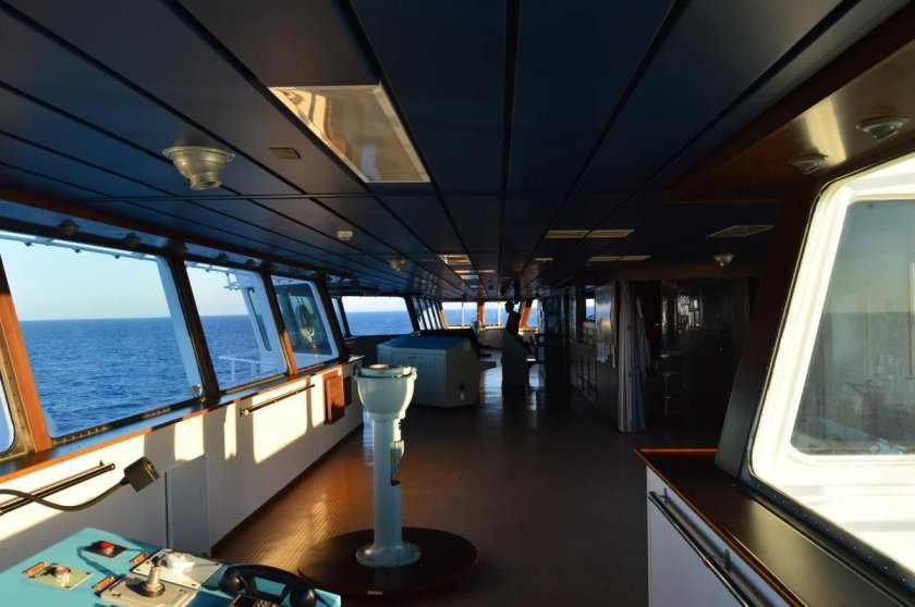 Капитанский мостик танкера