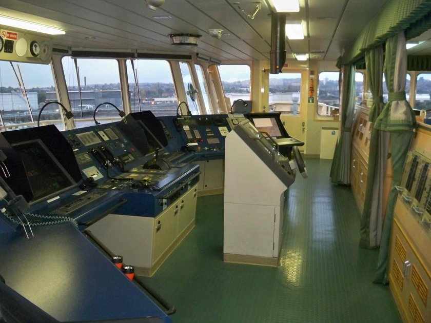 Капитанская рубка на танкере