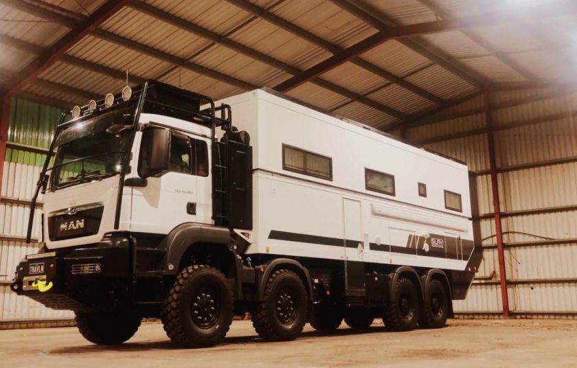 Внедорожный автодом man 8x8