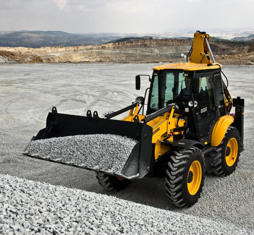 ЕЛАЗ 888 экскаватор погрузчик