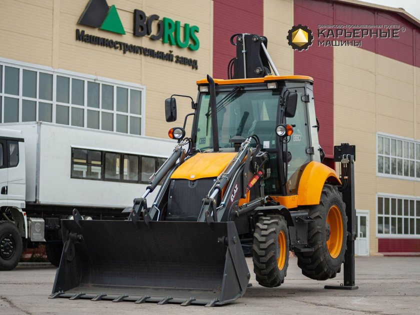 Экскаватор погрузчик cukurova 888