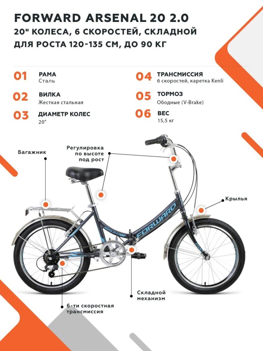 Велосипед рост