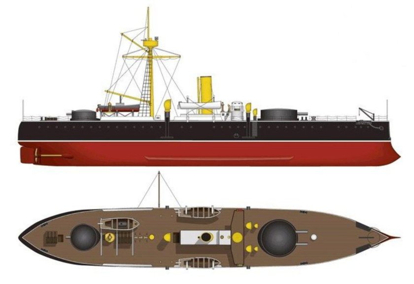 Китайский крейсер
