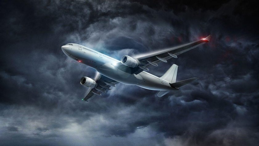 Турбулентность самолет в хорошем качестве