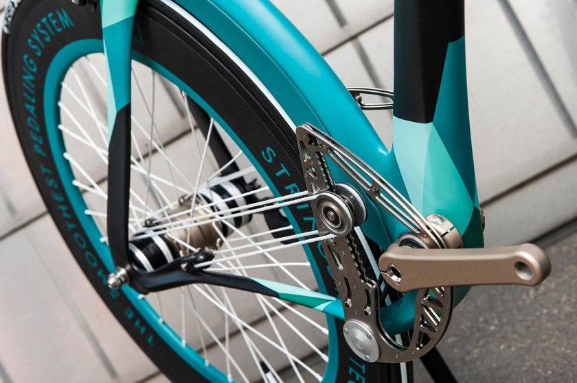 Велосипед Stringbike механизм