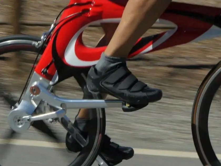 Велосипед с рычажным приводом