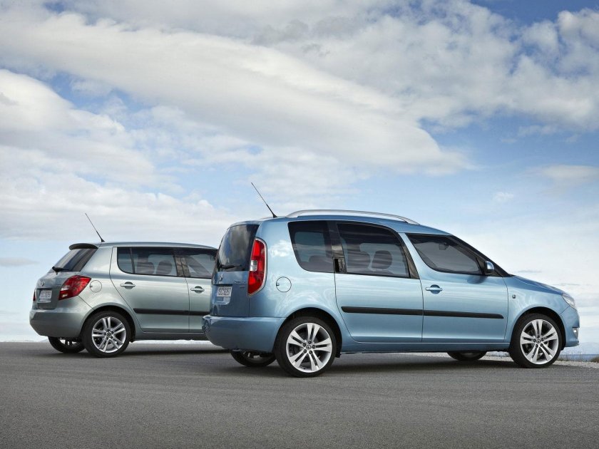 Skoda Roomster and Fabia