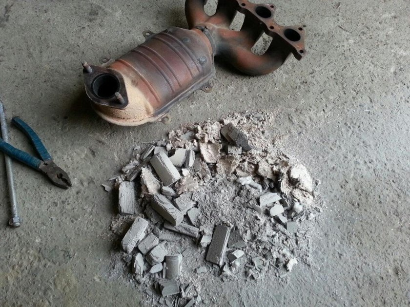 Катализатор в автомобиле