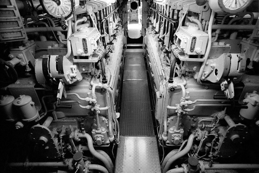 Подводная лодка u505 внутри