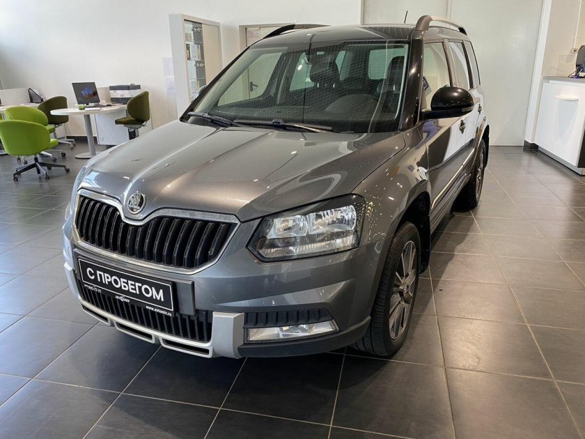 Шкода большая серая