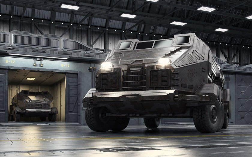 Бронированный КАМАЗ 8/8 концепт