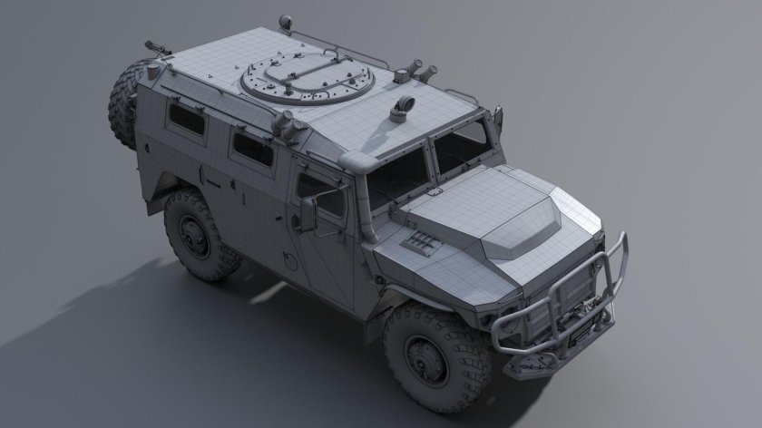 ГАЗ 2330 тигр военный