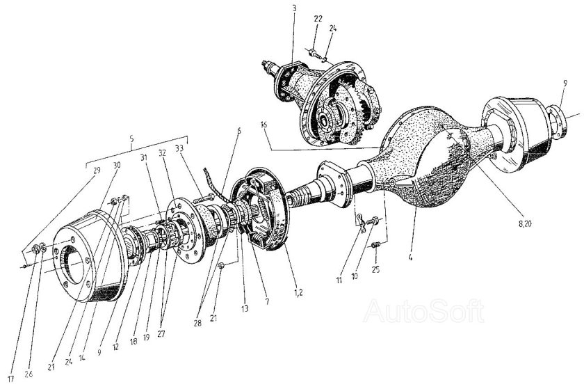 Ведущий мост Балканкар 1792