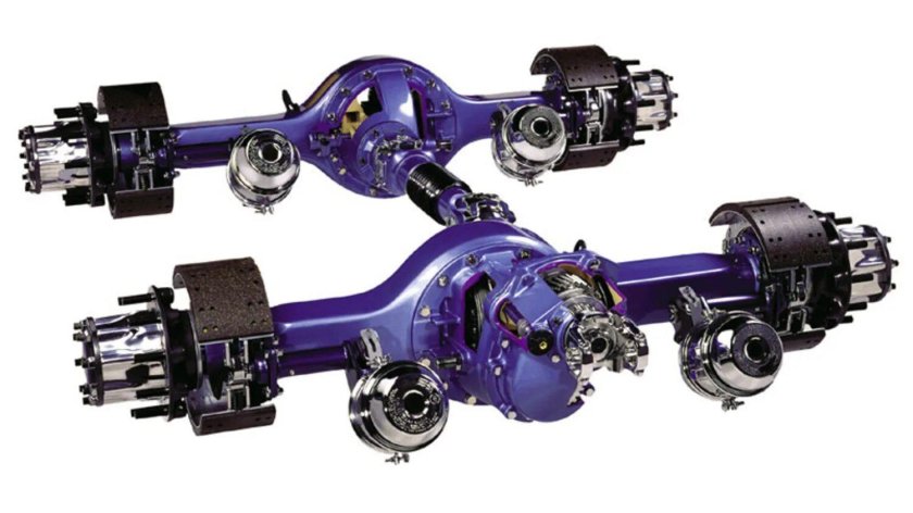 Задний мост грузового автомобиля