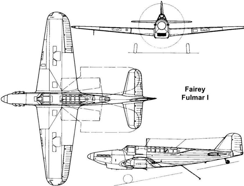 Фейри Фулмар самолет