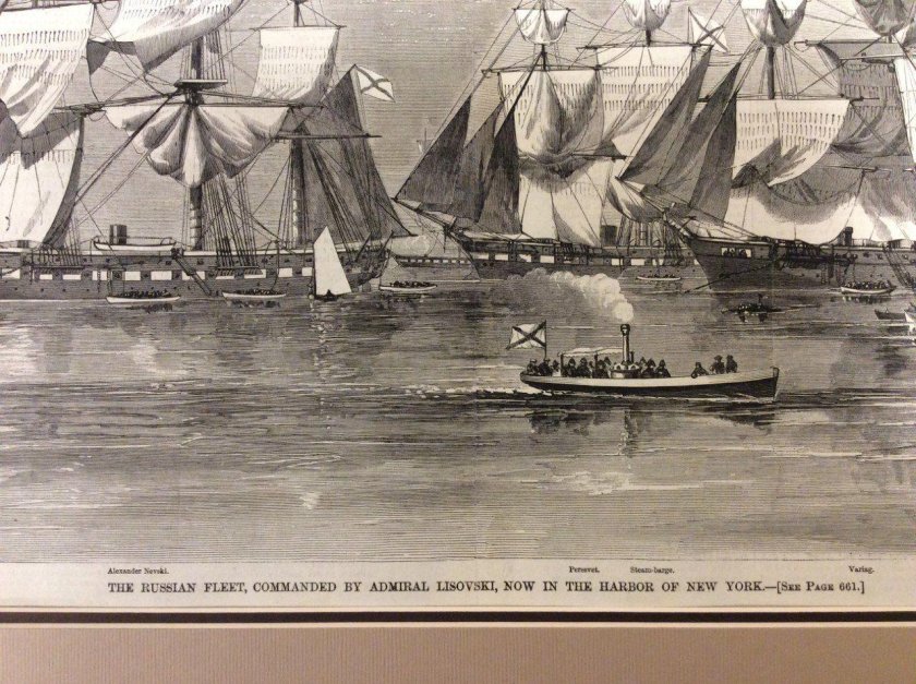 Эскадра Лесовского 1863 в США