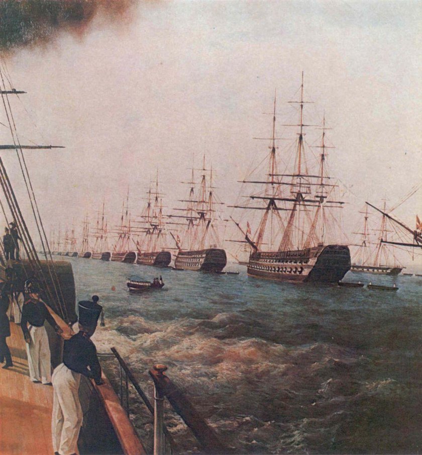 Айвазовский Кронштадтский рейд 1840