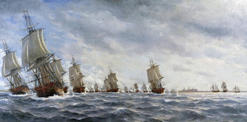 Ревельское сражение 1790 Айвазовский