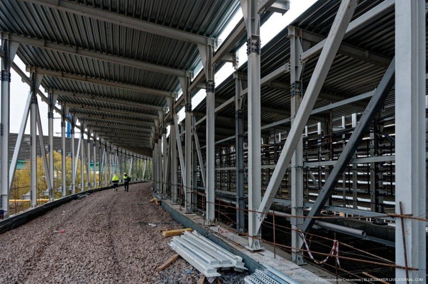 Съезд в депо Аминьевское