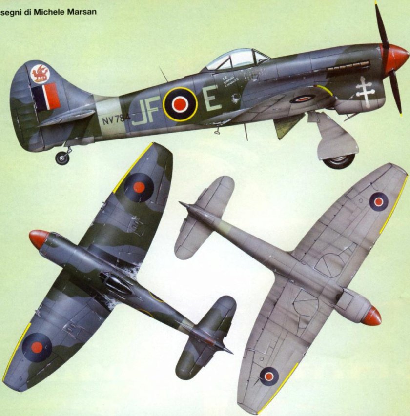 Хоукер Темпест самолет