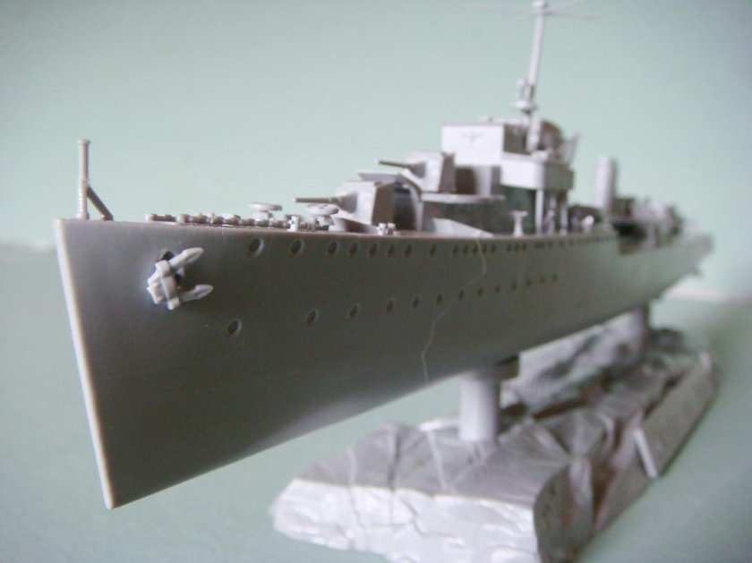 Сборная модель немецкий эсминец z 17 дитер фон