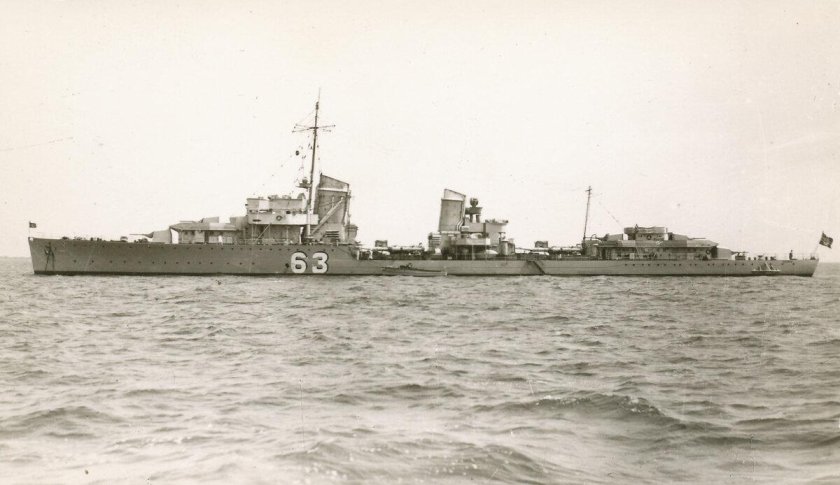 Немецкий эсминец z29