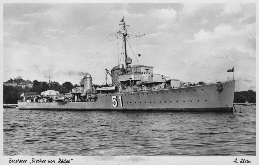 Эсминцы кригсмарине второй мировой войны