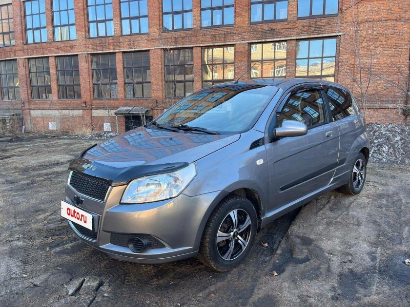 Шевроле авео серый хэтчбек 2009