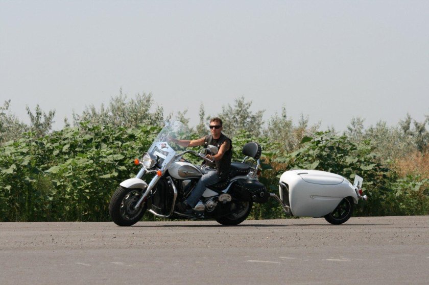 Мотоцикл с прицепом