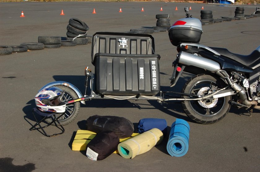 Одноколесный мотоприцеп