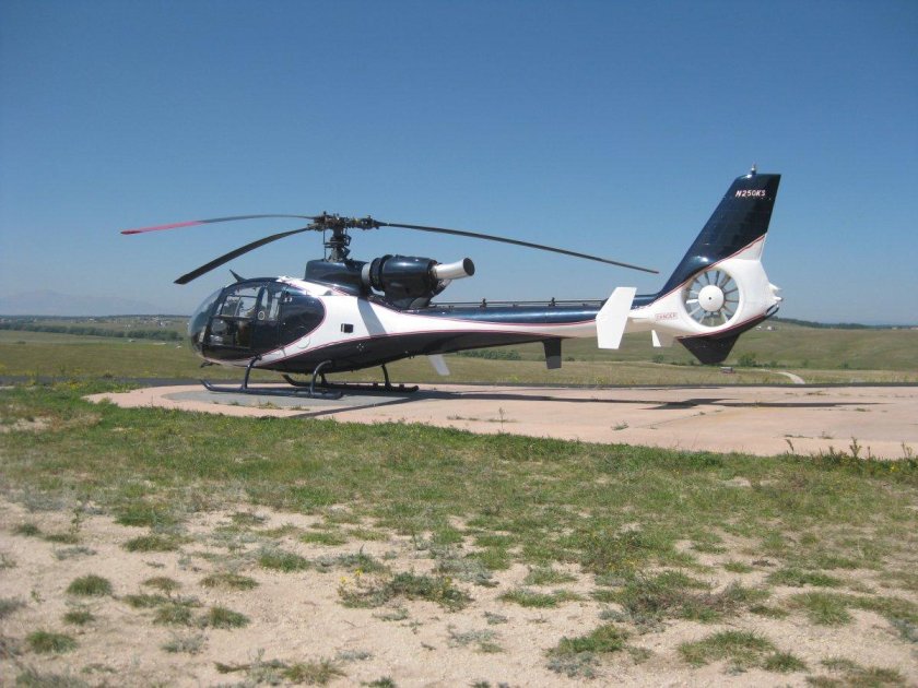 Вертолет sa 341 gazelle