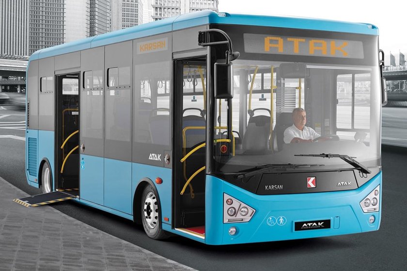 ЛИАЗ низкопольный автобус