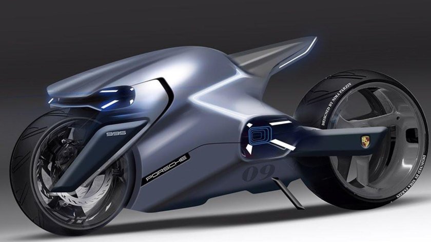 Концепт электромотоцикл Мазерати