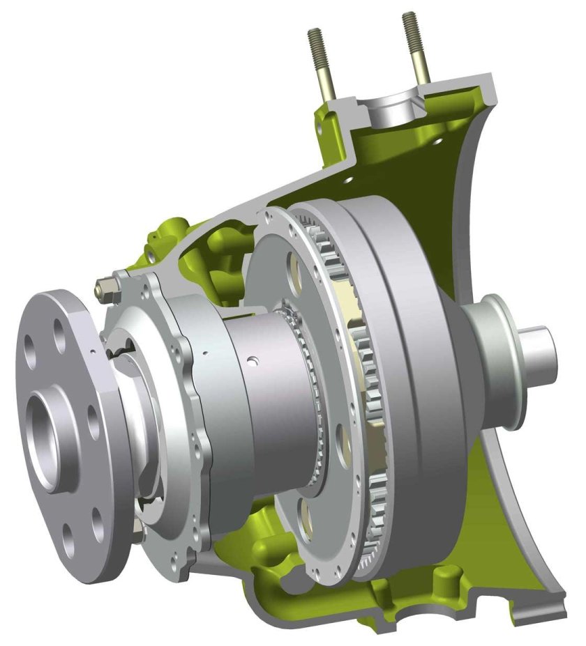 Планетарный редуктор авиадвигателя
